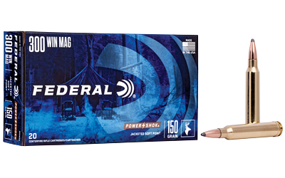 Federal Power-Shok .300 Winchester Magnum 150 Grain Soft Point Ammo