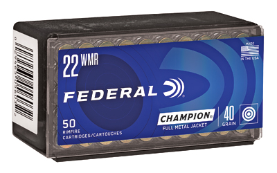 Federal Ammunition Champion .22 WMR 40 gr FMJ 50 rd
