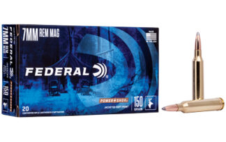 Federal PowerShok 7 mm Remington Magnum 150 gr Soft Point 20 Rounds