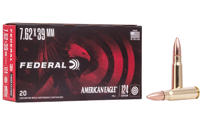 Federal American Eagle 7.62 x 39mm 124gr FMJ 20-Round Box