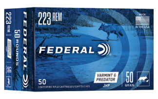 Federal American Eagle Varmint & Predator .223 Rem 50 gr JHP, 50 Rounds