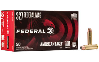 Federal American Eagle .327 Federal Magnum 100 gr Soft Point, 50 Rounds Per Box