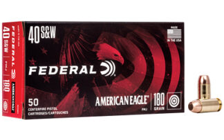 Federal American Eagle .40 S&W 180 gr FMJ 50 Rounds Per Box