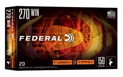Federal Fusion Tipped .270 Winchester 150 gr Polymer Tip 20 Rounds