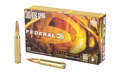 Federal Fusion .30-06 Springfield 165 gr Boat Tail, 20 Rounds