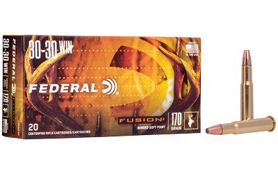 Federal Ammunition Fusion .30-30 Winchester 170 gr Flat Nose 20 rd Box
