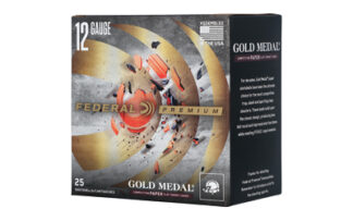 Federal Gold Medal 12 Gauge 2.75" #8 Shot 1 oz Paper Wad, 25-Round Box
