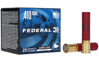 Federal Game-Shok 410 Bore 2.5 in #6 Lead Shot, 1/2 oz, 25 Rounds