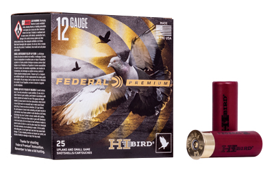 Federal Hi-Bird 12 Gauge 2-3/4 in #8 Lead Shot 1-1/8 oz, 25 Rounds