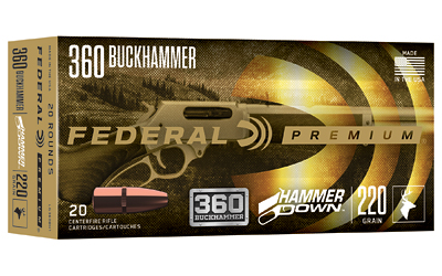 Federal Premium HammerDown .360 Buckhammer Soft Point 20-Round Box