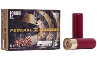 Federal Premium Vital-Shok #4 Buck 12 Gauge 3 in Buckshot 41 Pellets 5 Rounds (P1584B)