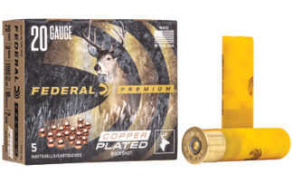 Federal Premium Vital-Shok 20 Gauge 3" #2 Buckshot Buckshot, 1 1/4 oz (5 Rounds)