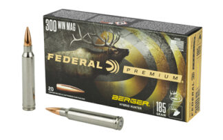 Federal Premium .300 Winchester Magnum 185gr Hybrid Hunter (Berger) 20-Round Box