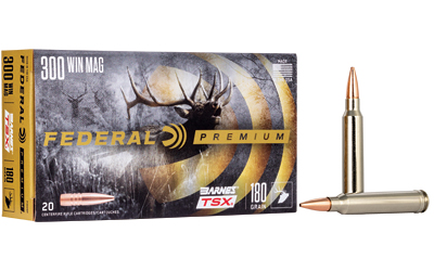 Federal Premium .300 Winchester Magnum 180 gr Barnes Triple Shock X (TSX) Ammo