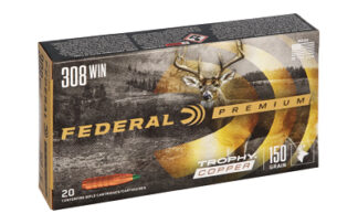 Federal Premium .308 Win 150 gr Trophy Copper Polymer-Tipped 20-Round Box