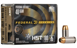 Federal Premium HST .40 S&W 180 gr JHP 20 Rounds Per Box