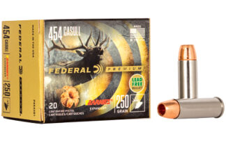 Federal Premium P454XB1 .454 Casull 250 GR Barnes Expander 20 Rounds