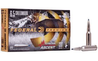 Federal Premium Terminal Ascent 6.5mm Creedmoor 130 gr 20-Round Box