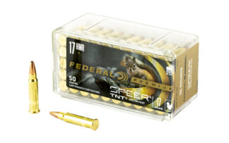 Federal Ammunition Premium V-Shok 17 HMR 17 gr Speer TNT Jacketed Hollow Point 50 Rd Box