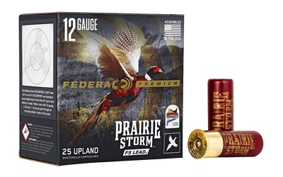 Federal Prairie Storm FS Lead 12 Gauge 2.75 in #5 Shot 1-1/4 oz 25 Rounds Per Box