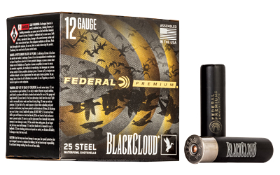 Federal Black Cloud FS Steel 12 Gauge 3.5 in BB Shot, 1 1/2 oz, 25 Rounds