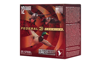 Federal Ultra Steel 12 Gauge 3 in #2 Steel Shot 1 1/4 oz 25 Rounds