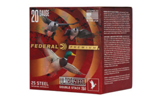 Federal Premium Ultra Steel 20 Gauge 3 in 2 Shot 1 oz Steel Shot 25 Rounds