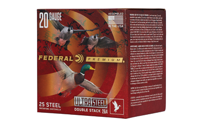 Federal Premium Ultra Steel 20 Gauge 3 in 2 Shot 1 oz Steel Shot 25 Rounds