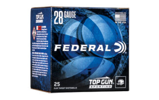 Federal Top Gun Sporting 28 Gauge 2.75 in #7.5 Lead Shot 3/4 oz, 25-Round Box