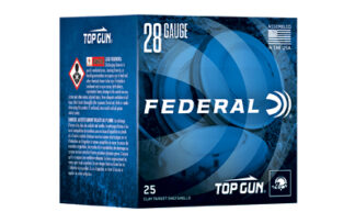 Federal Top Gun 28 Gauge 2.75 in #9 Lead Shot, 3/4 oz, 25 Rounds Per Box