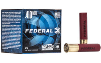 Federal Top Gun Sporting .410 Bore 2.5 in #8 Lead Shot, 1/2 oz, 25 Rounds