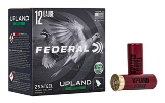 Federal Upland Steel 12 Gauge 2.75 in #7.5 Steel Shot 1 oz, 25 Rounds Per Box