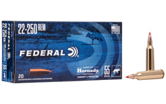 Federal Varmint & Predator .22-250 Rem 55 gr V-MAX 20 Rounds/Box