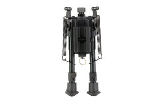 Firefield Compact Bipod 6-9 in Adjustable Legs, Black Aluminum Swivel Stud Attachment