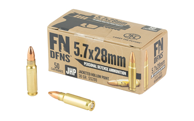 FN DFNS SS200 5.7 x 28mm 30 Grain Jacketed Hollow Point, 50 Rounds
