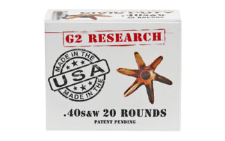 G2 Research Civic Duty .40 S&W 122 gr Copper Expanding Projectile, 20 Rounds