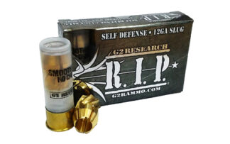 G2 Research RIP 12 Gauge 2 3/4 in 122 Grain Brass Slug, 5-Round Box