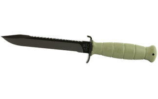 Glock Field Knife with Saw, High Carbon Steel Blade, Polymer Hilt/Sheath