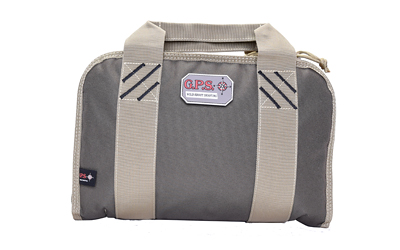 G*Outdoors Double Pistol Case, Green/Khaki, Holds 1-2 Pistols