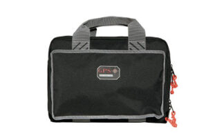 G*Outdoors GPS Quad Pistol Case Gun Case, Holds 4 Pistols, Black