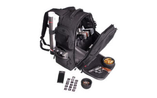 G*Outdoors Executive Backpack Black, Removable Foam Cradle Holds 5 Handguns