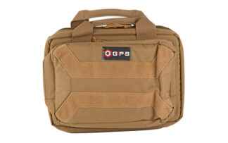 G*Outdoors GPS Pistol Case 15 in FDE 600D Polyester