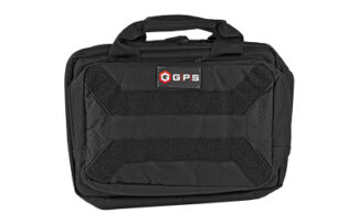 G*Outdoors GPS Pistol Case, Black, Lockable Zippers