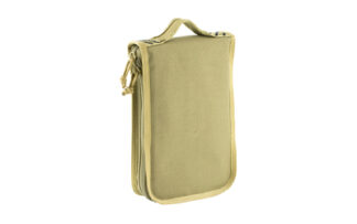 G*Outdoors Tactical Pistol Case Tan, 4 Magazine Pockets