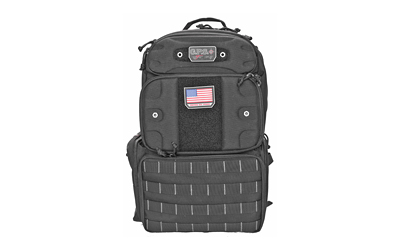 G*Outdoors Tactical Range Backpack Tall, Black, 13' x 12" x 21"