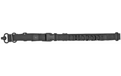 GrovTec QS 2-Point Sentry Sling, Quick Slide, 1 in Webbing, 2 in Pad, Black