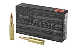 Hornady Black 6mm Creedmoor 105 gr Boat Tail Hollow Point (BTHP), 20-Round Box