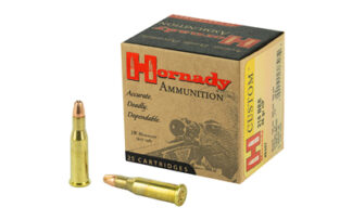 Hornady Custom .218 Bee 45 Grain Hollow Point Ammunition, 25 Rounds Per Box