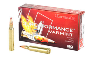 Hornady Superformance Varmint .223 Rem/5.56 NATO 35 gr NTX Polymer-Tipped, Brass Case, 20 Rounds