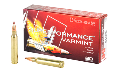 Hornady Superformance Varmint .223 Rem/5.56 NATO 35 gr NTX Polymer-Tipped, Brass Case, 20 Rounds